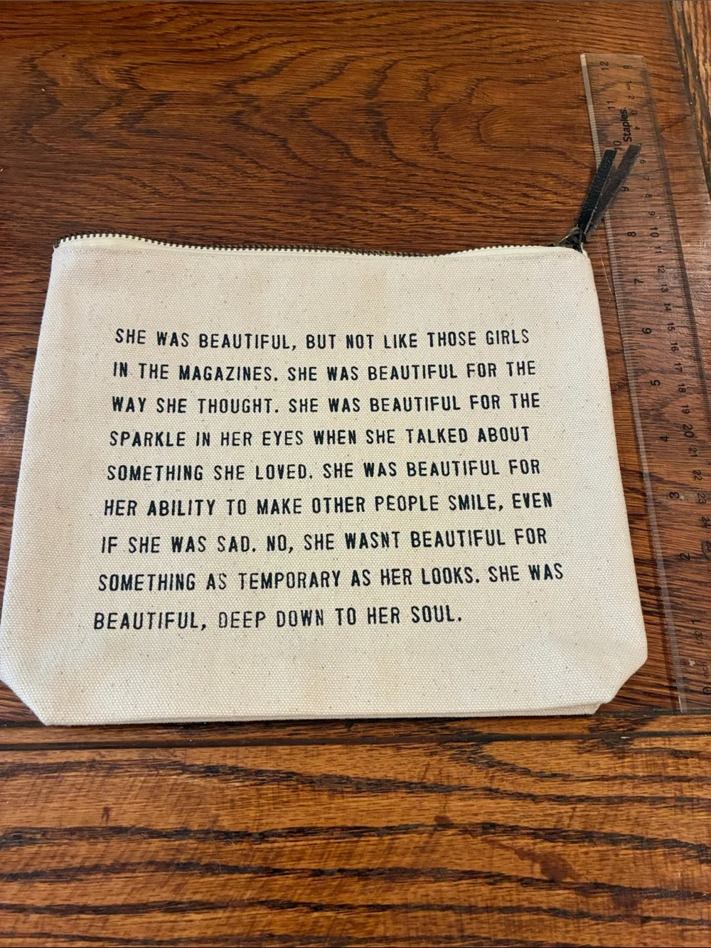 Sugarboo & Co. Natural Canvas Toiletry Pouch